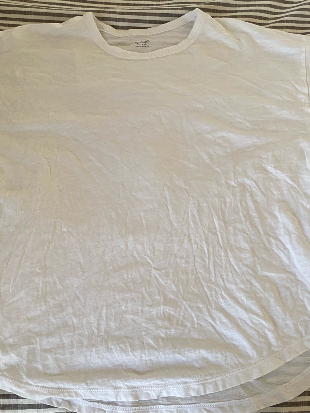 Women’s Madewell White Short-Sleeve Tee